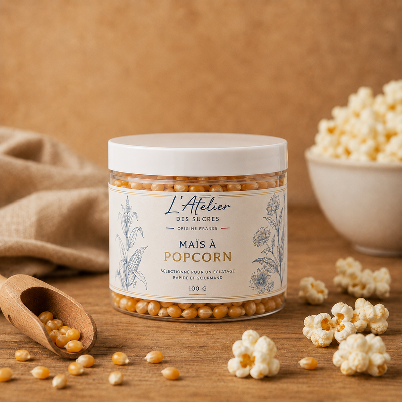 Maïs à Popcorn Artisanal – 100 g