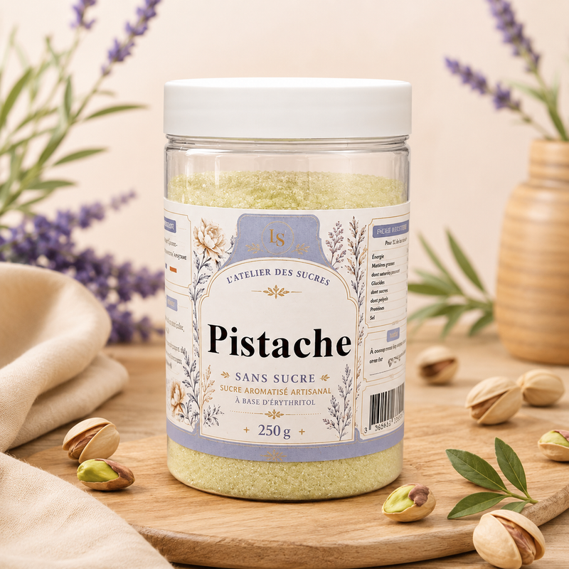 Pistache Sans Sucre – Érythritol Aromatisé