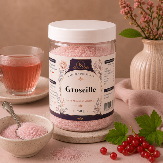 Sucre aromatisé - Groseille