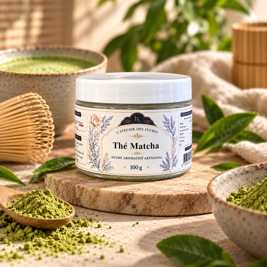 Sucre aromatisé - Thé Matcha