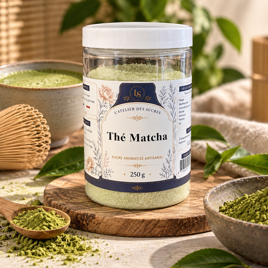 Sucre aromatisé - Thé Matcha