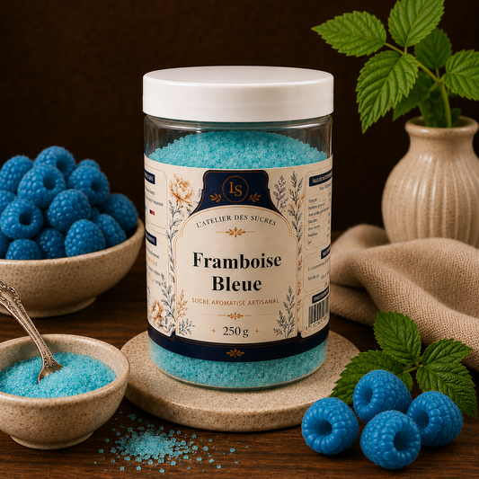 Sucre aromatisé - Framboise Bleue