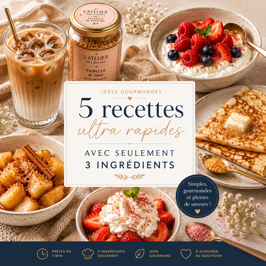 5 recettes ultra rapides avec seulement 3 ingrédients