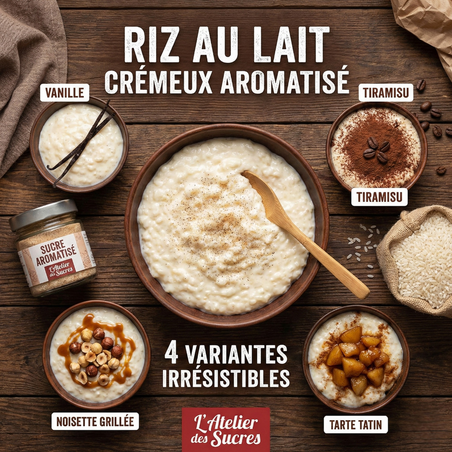 Riz au lait crémeux aromatisé : recette parfaite & variantes gourmandes
