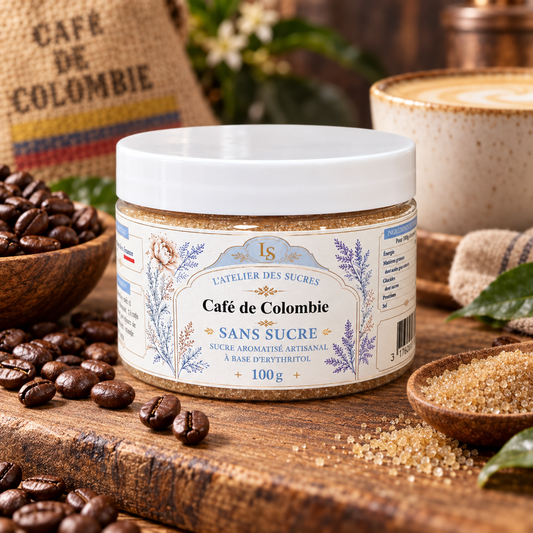 Café de Colombie Sans Sucre – Érythritol Aromatisé