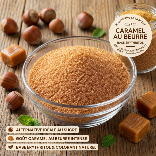 Caramel au Beurre Sans Sucre – Érythritol Aromatisé