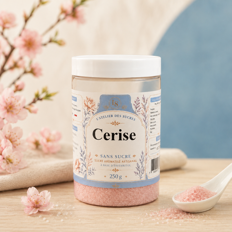 Cerise Sans Sucre – Érythritol Aromatisé