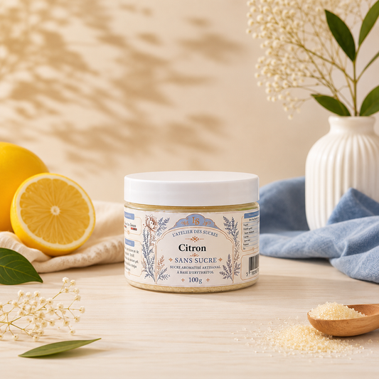 Citron Sans Sucre – Érythritol Aromatisé