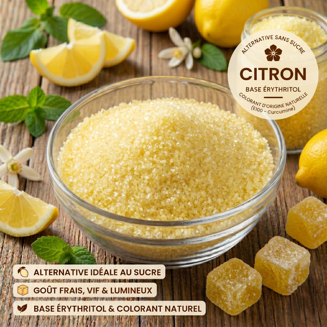 Citron Sans Sucre – Érythritol Aromatisé
