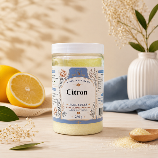 Citron Sans Sucre – Érythritol Aromatisé