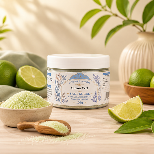 Citron Vert Sans Sucre – Érythritol Aromatisé