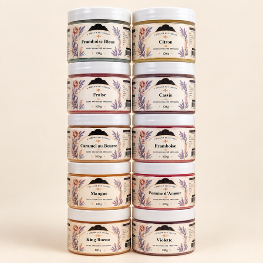 Coffret Découverte – 10 Sucres Aromatisés