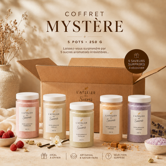 Coffret Mystère – 5 Sucres Aromatisés