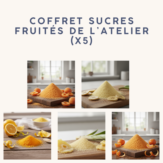 Coffret Sucres Fruités de l’Atelier (x5)