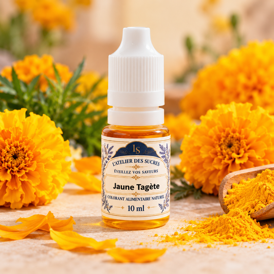 Colorant Alimentaire Liquide – Jaune Tagète – 10 ml