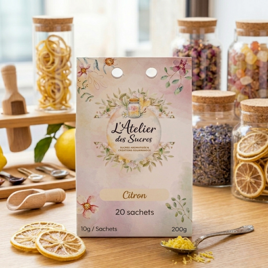 Écrin de Sucres Aromatisés – Citron