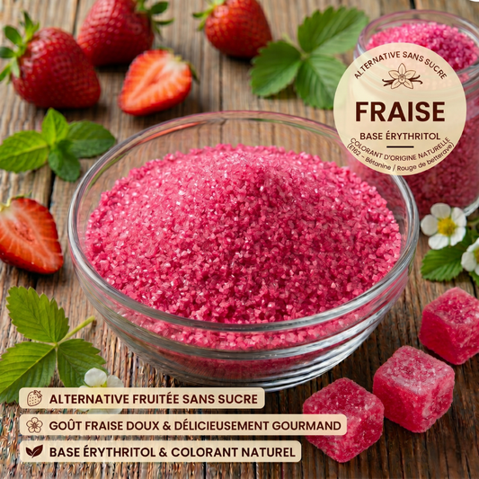 Fraise Sans Sucre – Érythritol Aromatisé