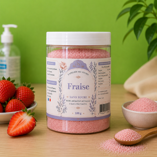 Fraise Sans Sucre – Érythritol Aromatisé