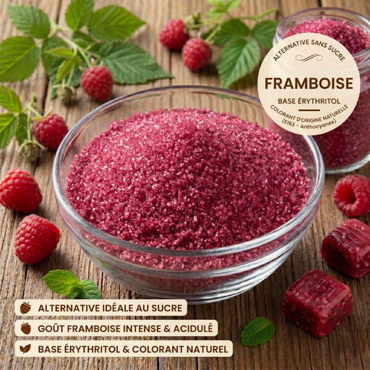 Framboise Sans Sucre – Érythritol Aromatisé