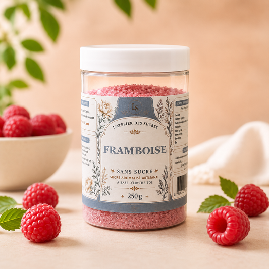 Framboise Sans Sucre – Érythritol Aromatisé