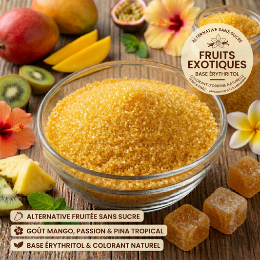 Fruits Exotiques Sans Sucre – Érythritol Aromatisé