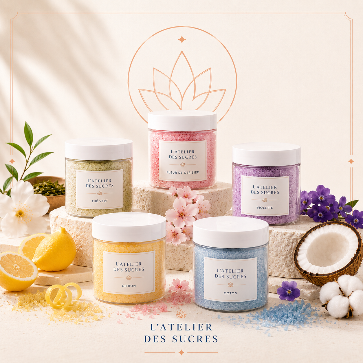 Sucres aromatisés artisanaux - Atelier des Sucres