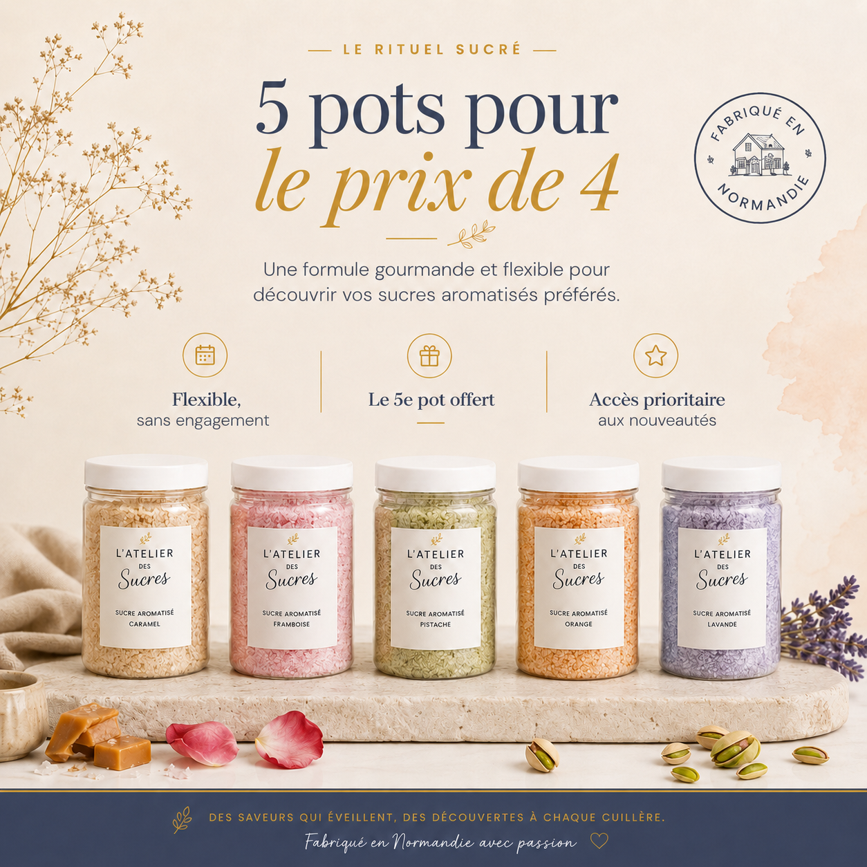 Le Rituel Sucré – Les 5 Derniers Sucres Aromatisés