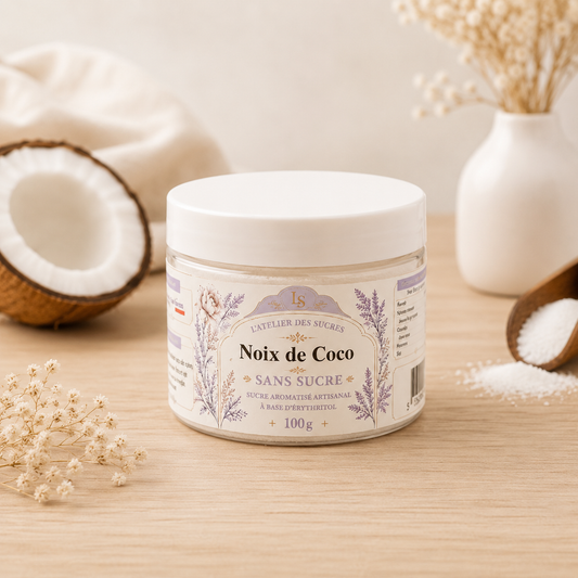 Noix de Coco Sans Sucre – Érythritol Aromatisé