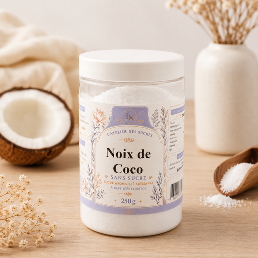Noix de Coco Sans Sucre – Érythritol Aromatisé