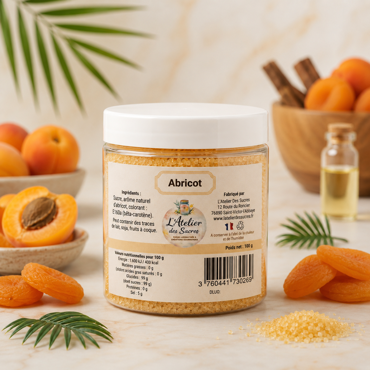 Sucre Aromatisé Abricot