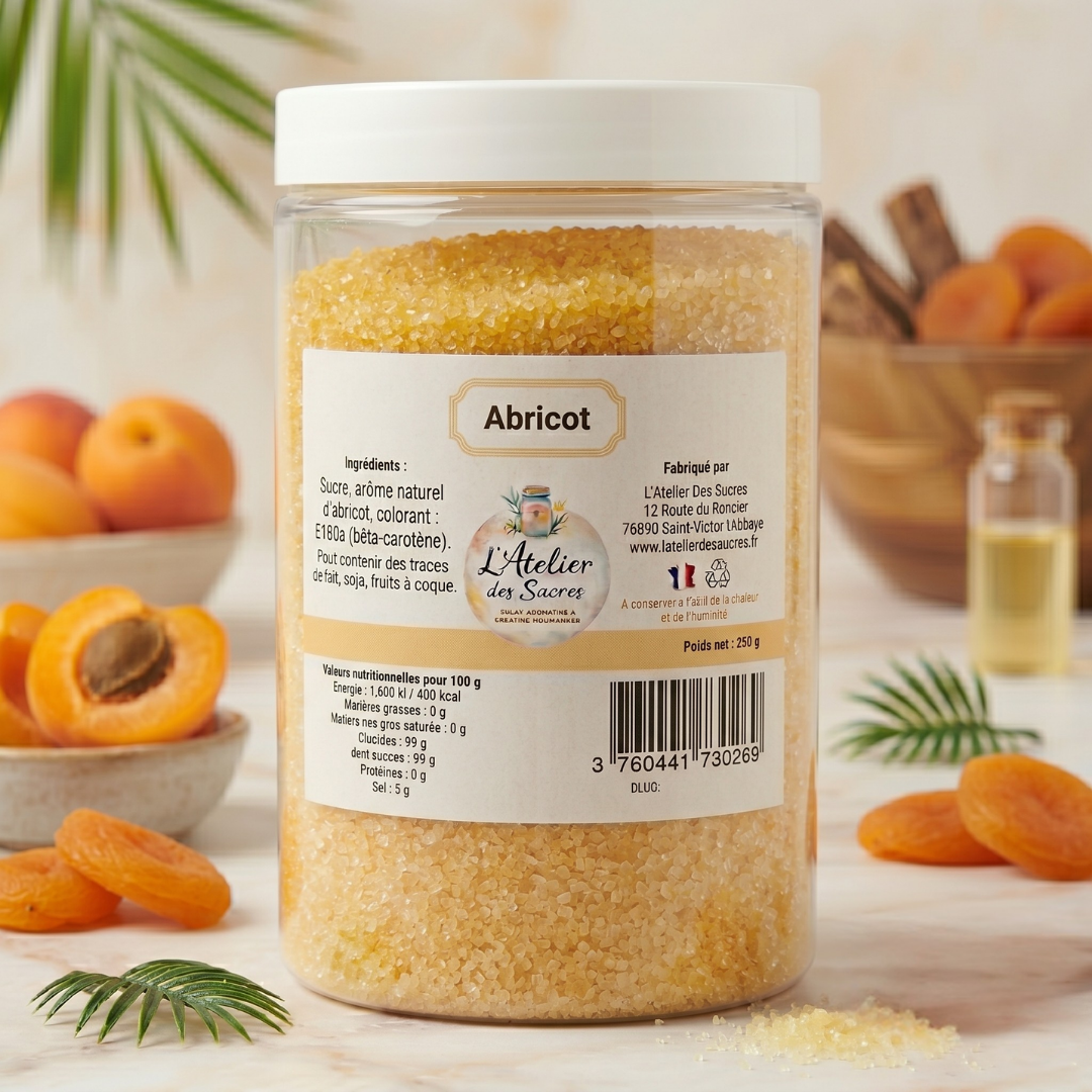 Sucre Aromatisé Abricot