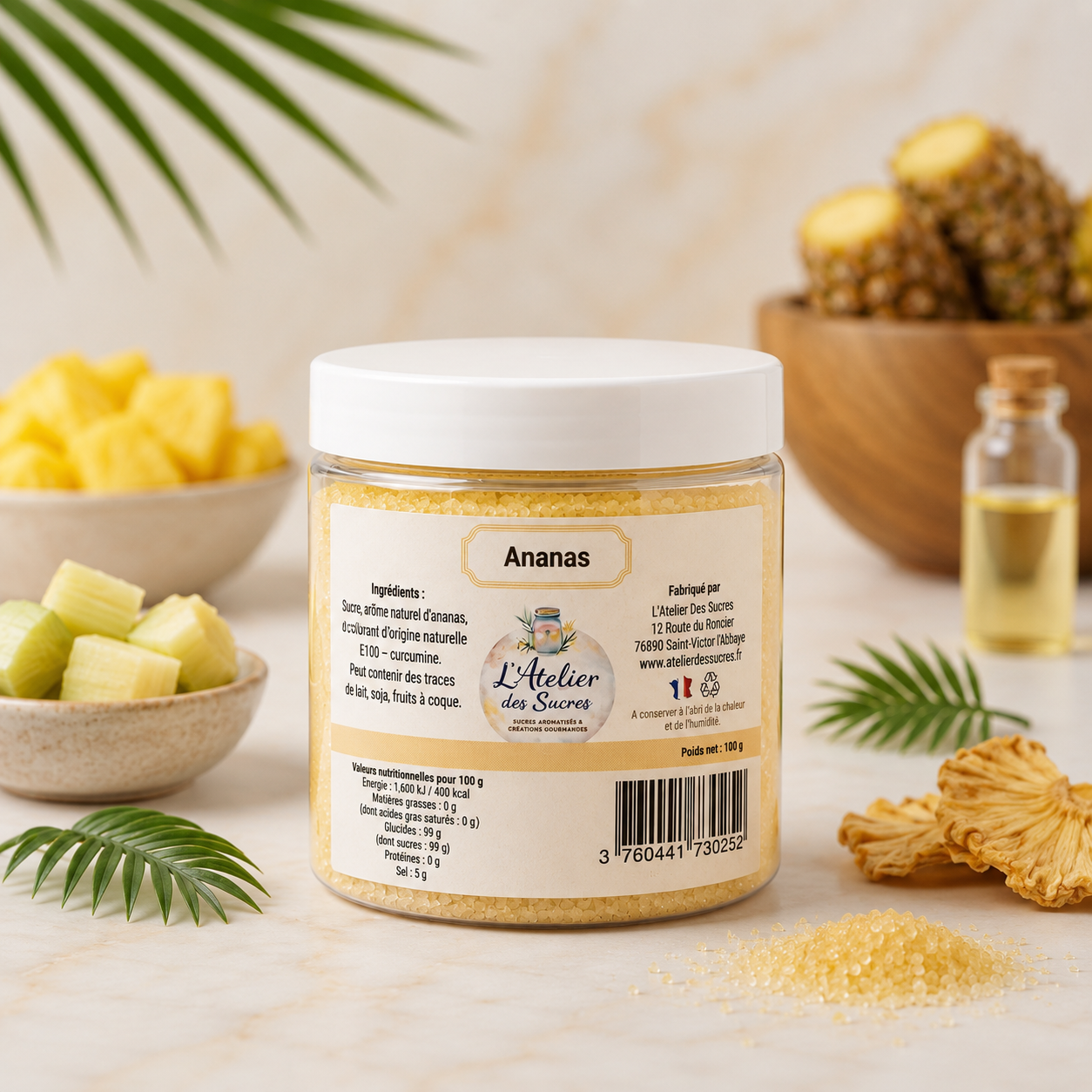 Sucre Aromatisé Ananas