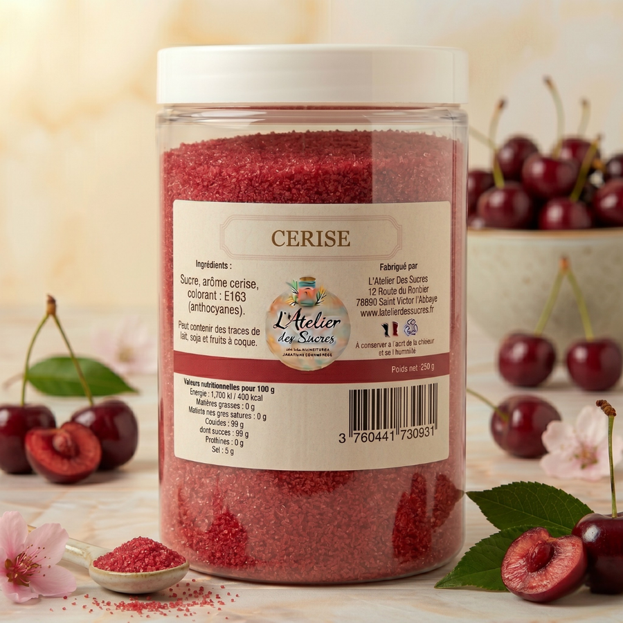 Sucre Aromatisé Cerise