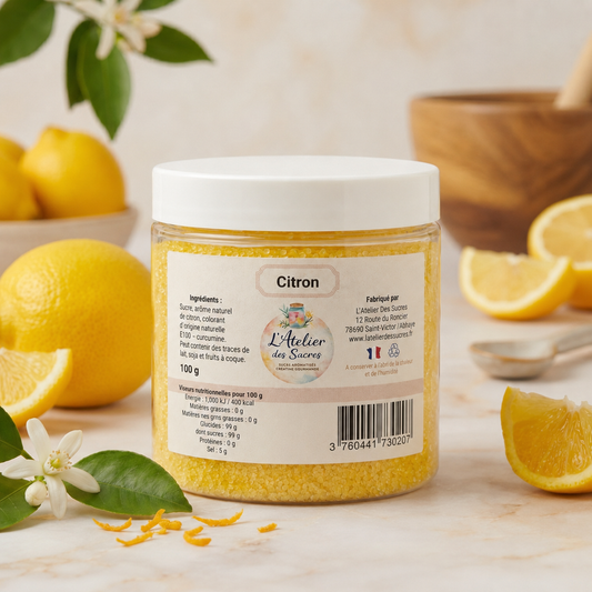 Sucre Aromatisé Citron