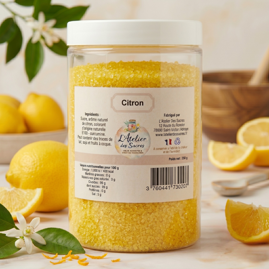 Sucre Aromatisé Citron