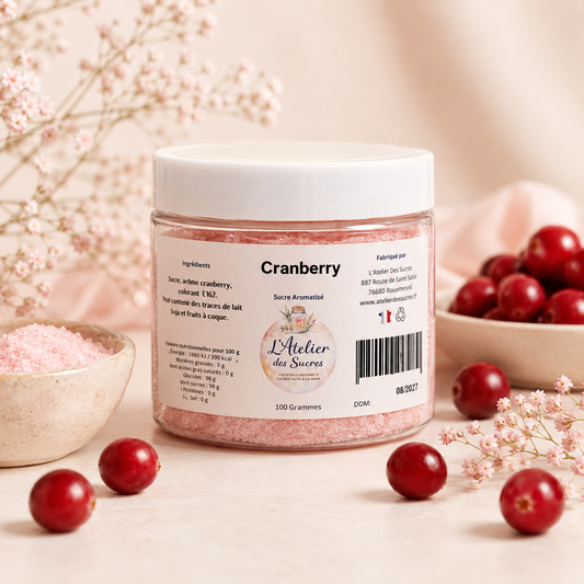 Sucre Aromatisé Cranberry