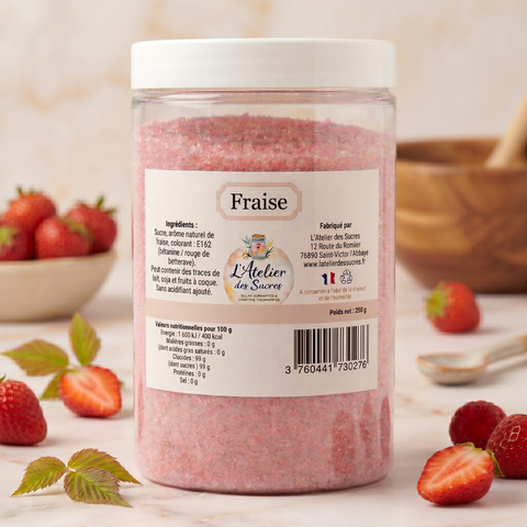 Sucre Aromatisé Fraise