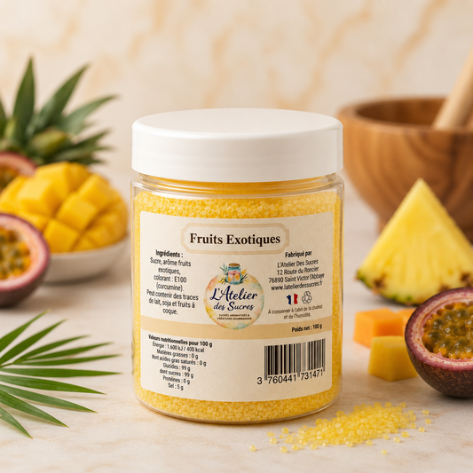Sucre Aromatisé - Fruits Exotiques