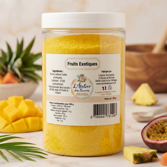 Sucre Aromatisé - Fruits Exotiques
