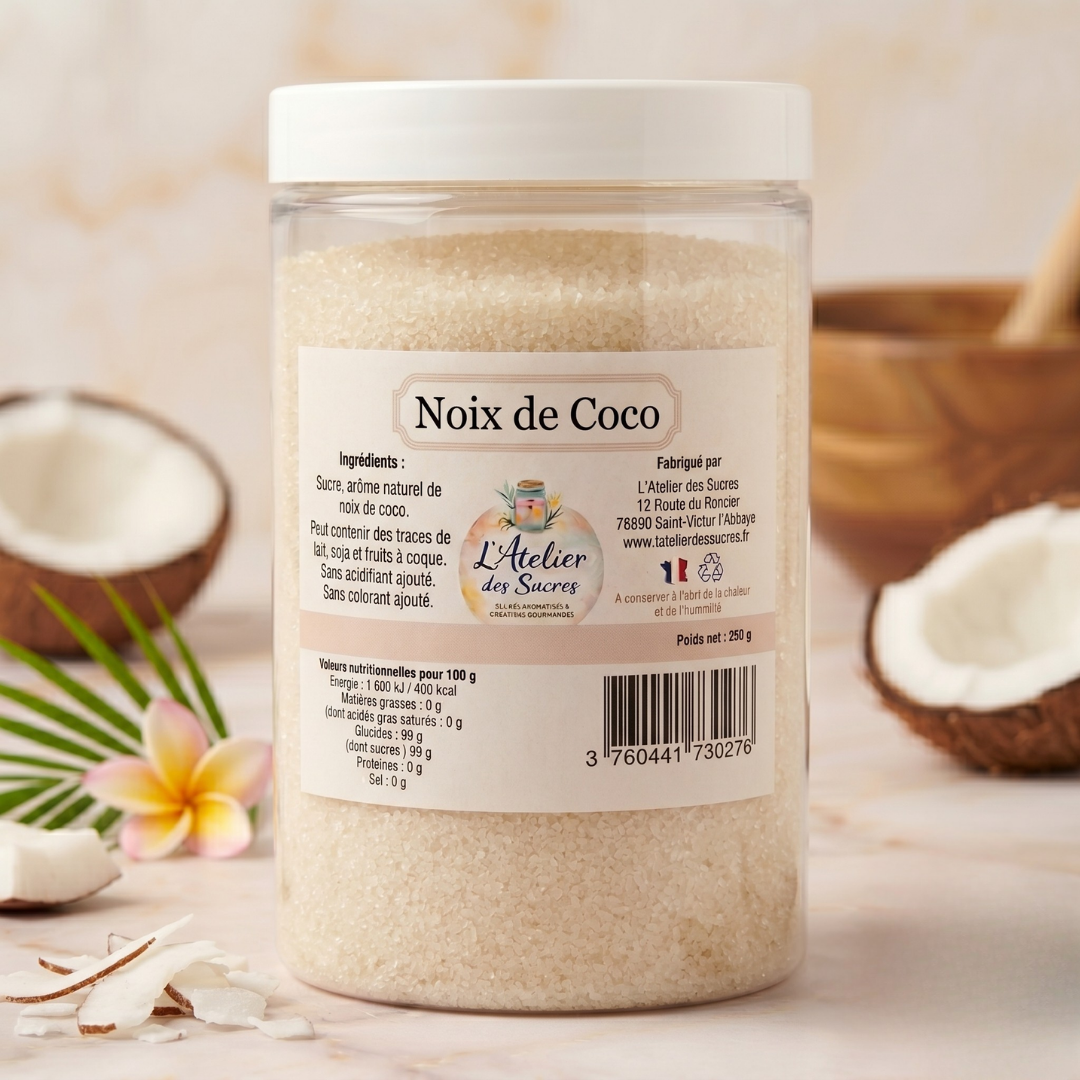 Sucre Aromatisé Noix de Coco