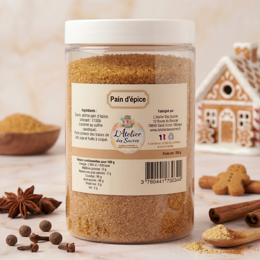 Sucre Aromatisé Pain d’Épice