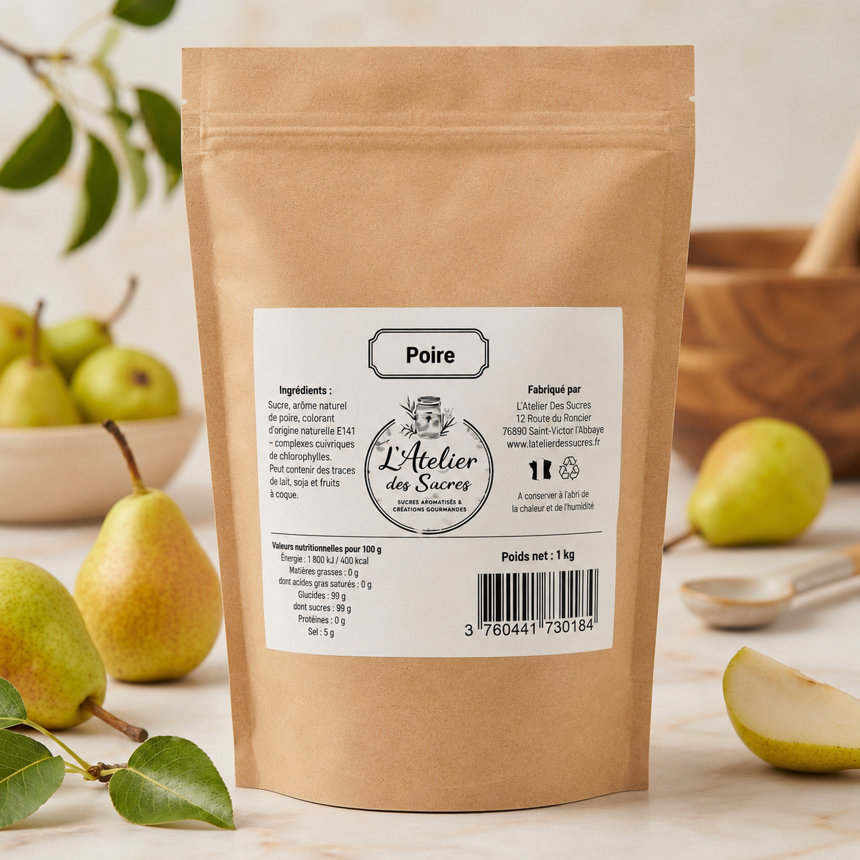Sucre Aromatisé Poire