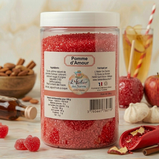 Sucre Aromatisé Pomme d’Amour