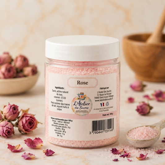 Sucre Aromatisé Rose