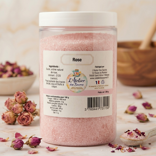 Sucre Aromatisé Rose