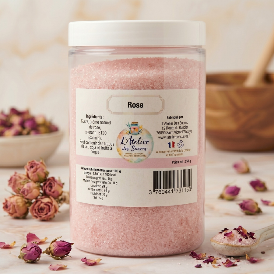 Sucre Aromatisé Rose