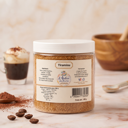 Sucre Aromatisé Tiramisu