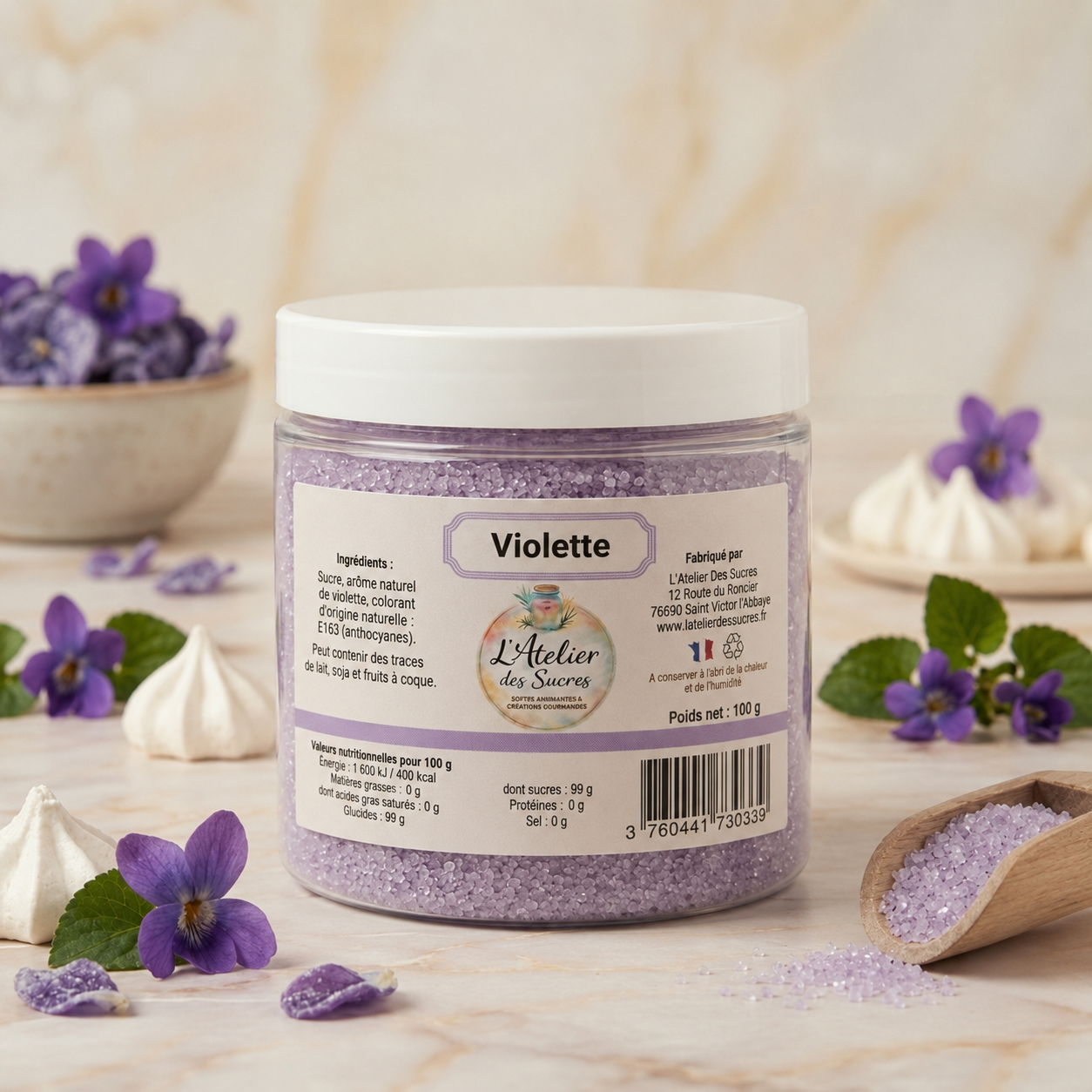 Sucre Aromatisé Violette