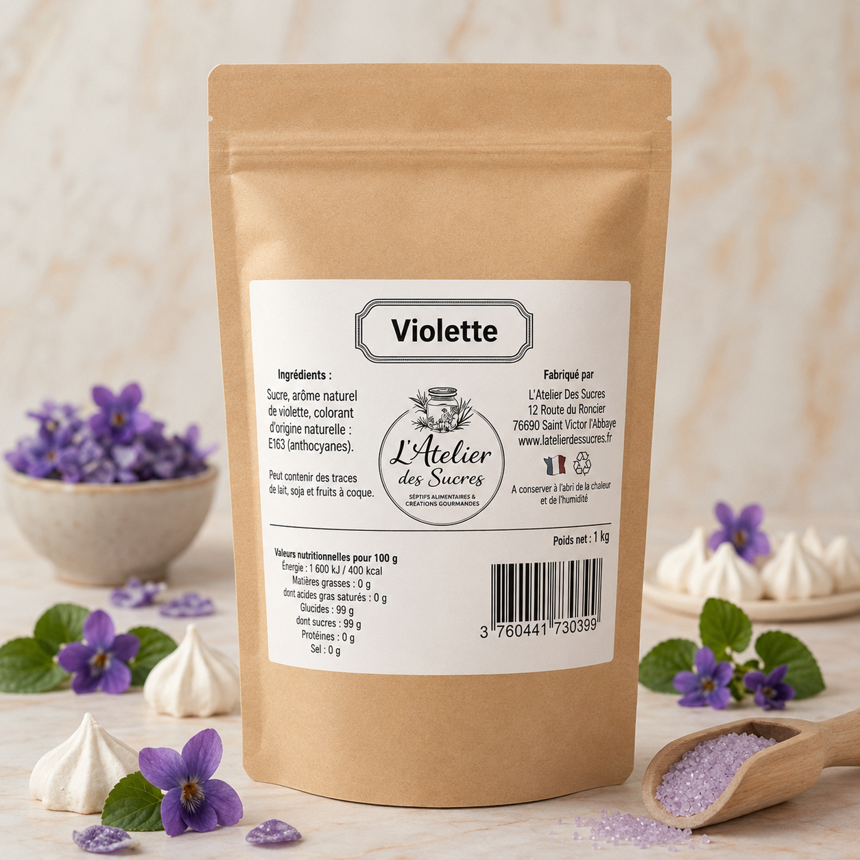 Sucre Aromatisé Violette