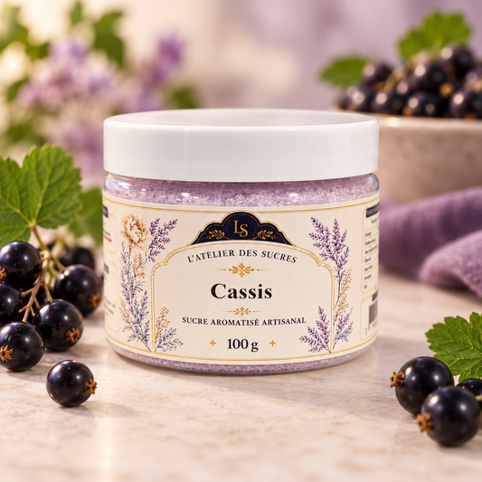 Sucre aromatisé - Cassis